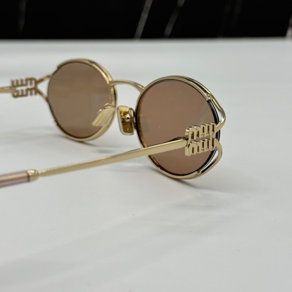 NEW SMU 52Y ZVN20F WOMEN SUNGLASSES MIU MIU MU52YS ZVN20F OVAL EYEWEAR MU 52YS main image 6
